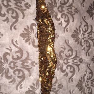 Sequin gold Bandu top